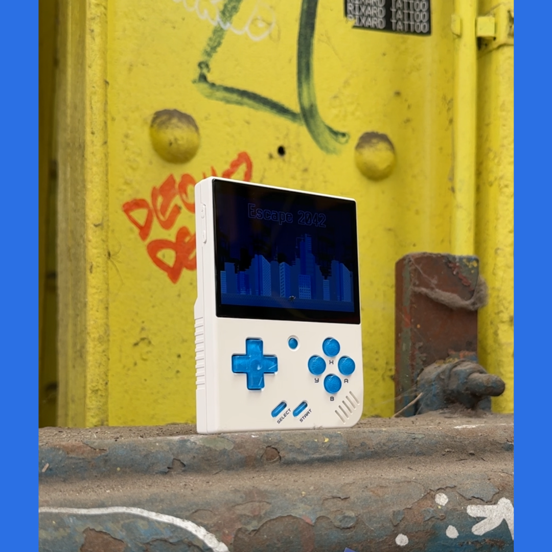 Retro handheld background image